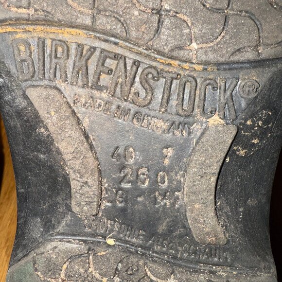 Birkenstock Mens Size 40 US 7-7.5 Black Leather Buckle Strap Trent Loafer Shoes - Picture 4 of 16